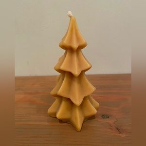 Beeswax tree candle
